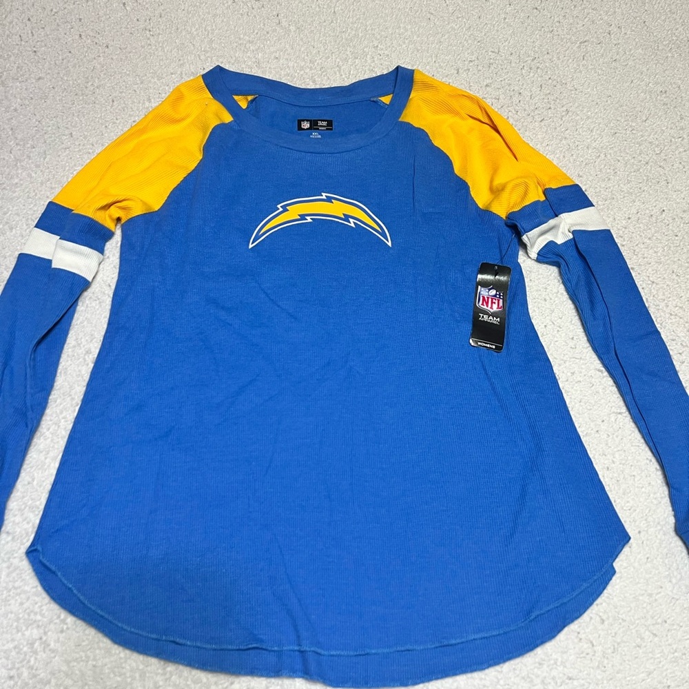 NFL Blue and Yellow Long Sleeve Shirt